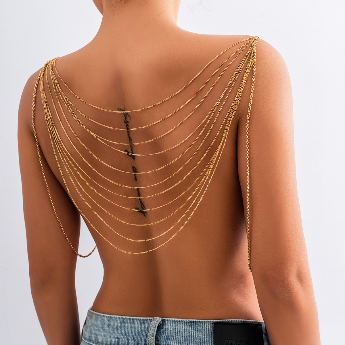 Qualiti Body Jewelry - Classic Multi layered Tassel Body Chain