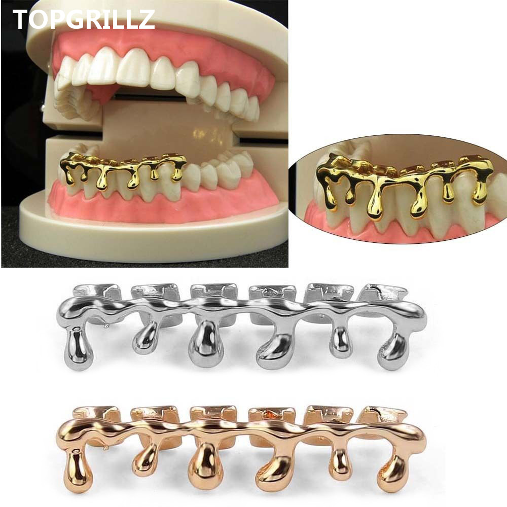 Body Jewelry Gold Plated - TOPGRILLZ Fit Light Yellow Gold Color