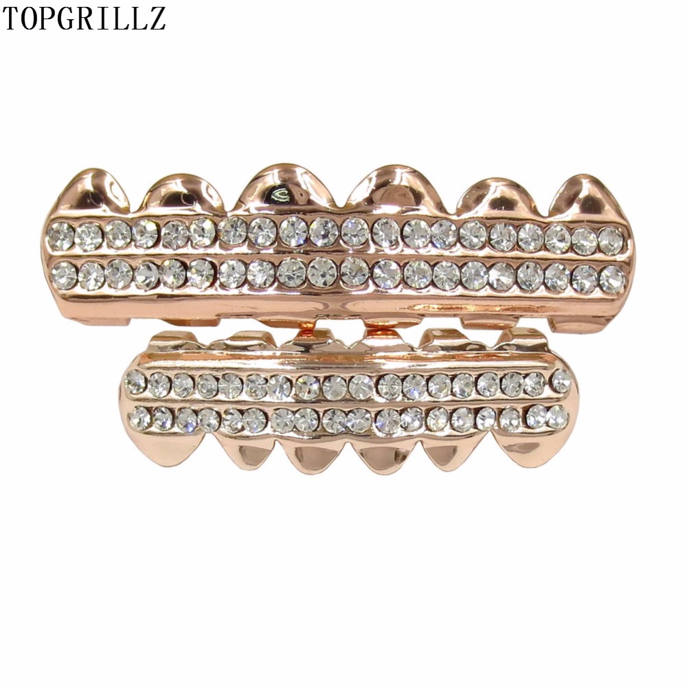 Body Jewelry Gold Plated - TOPGILLZ New Fashion Rose Gold Color