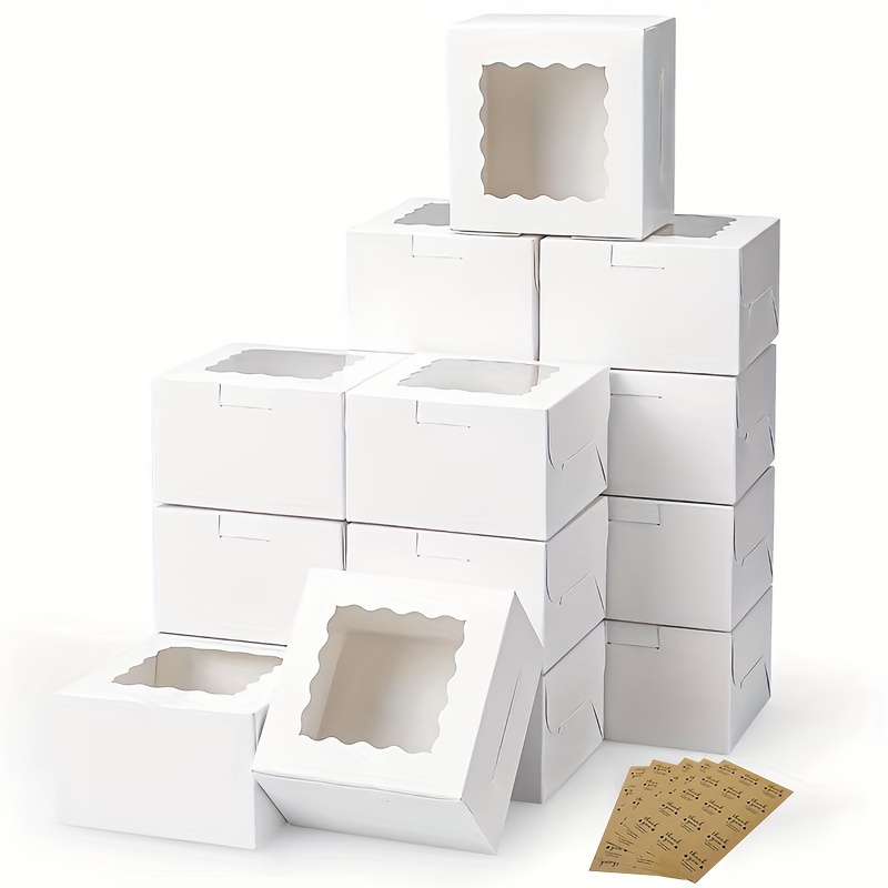 Body Jewelry Organizer - 10Pcs Kraft Paper Cake Candy Boxes