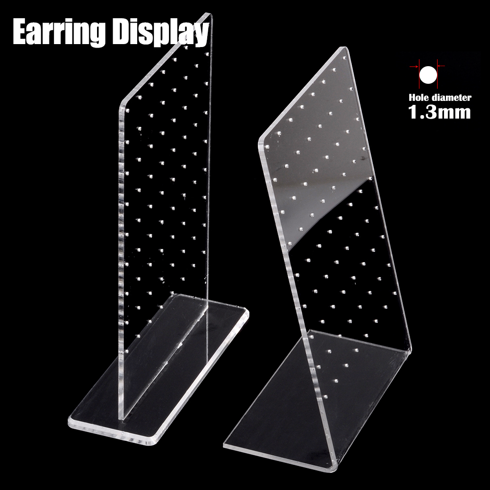 Body Jewelry Storage - 72 Holes Earring Display Holder Acrylic