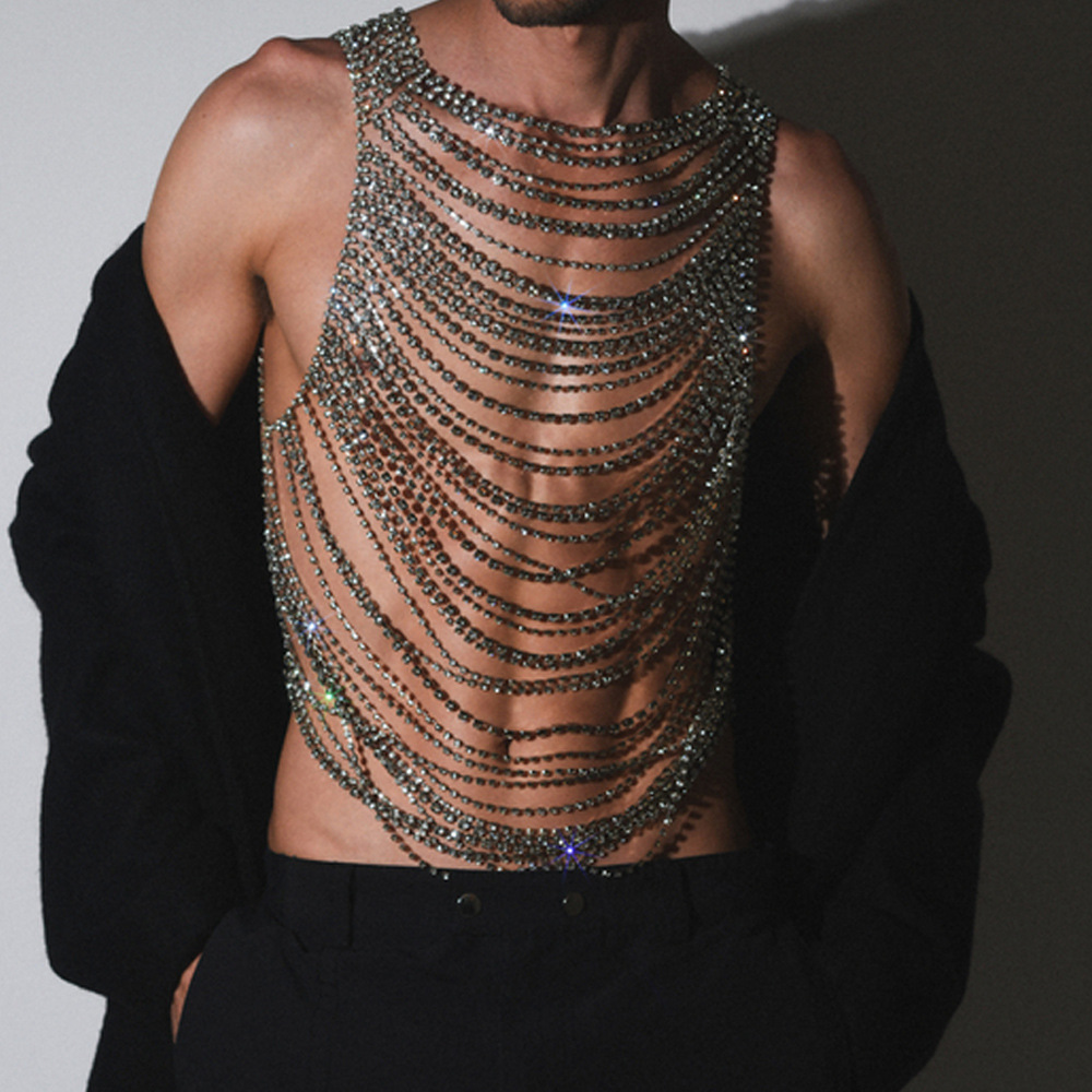 Body Jewelry Art - Fashion Luxurious Bling Men Women's Body