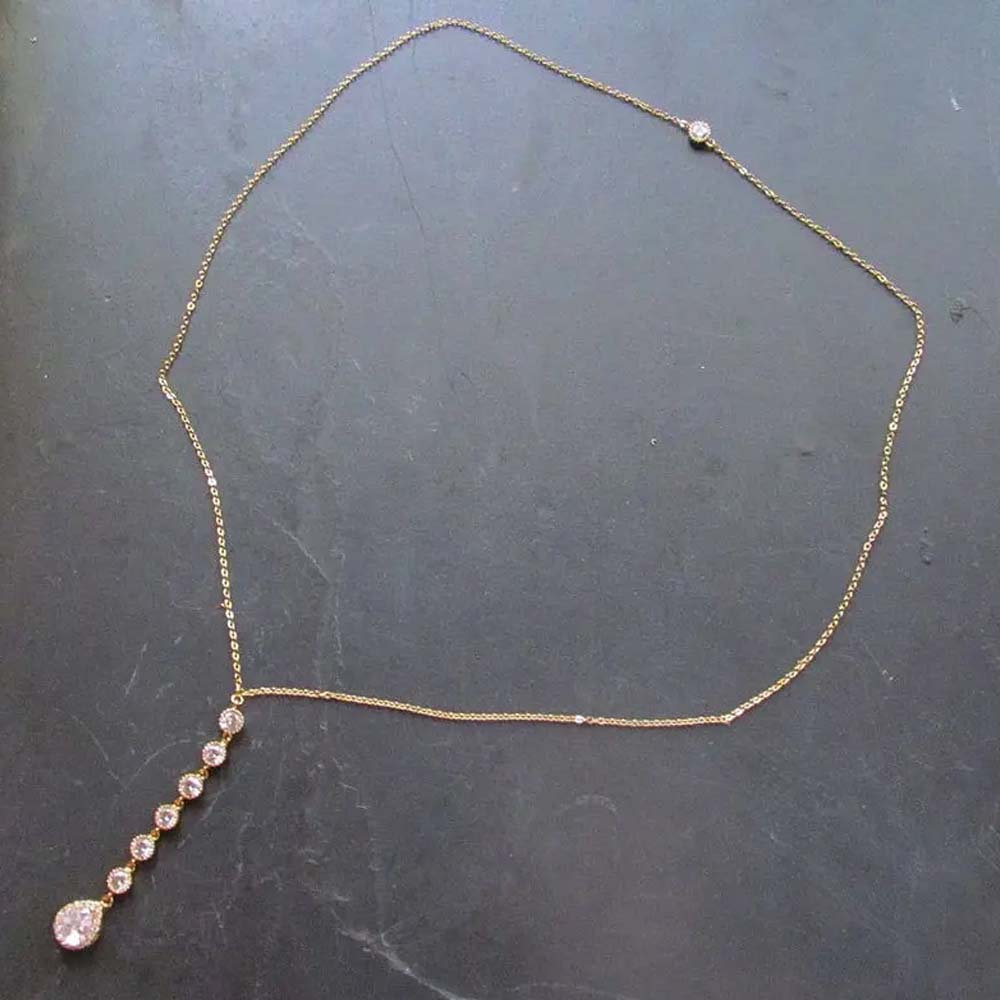Stonefans Drop Back Chain Neck - Body Jewelry Hot review and price