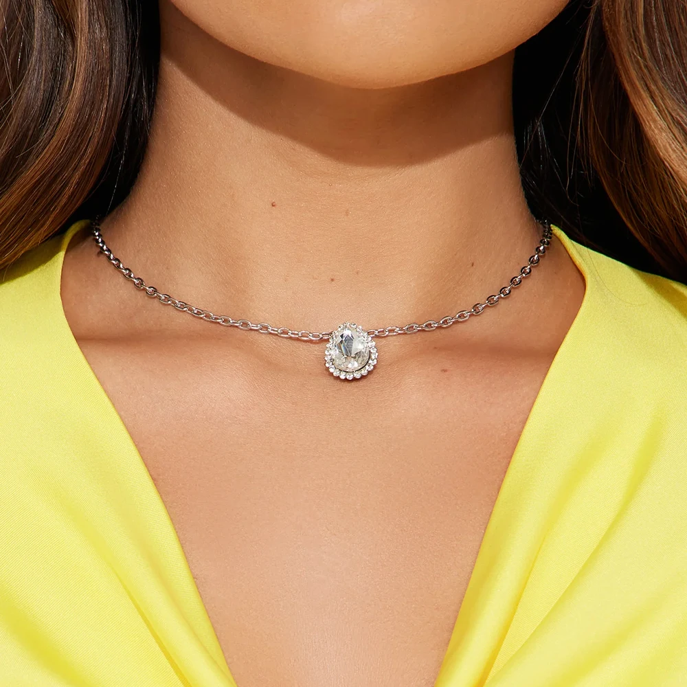 Fashion Water Drop Back Chain  - Body Jewelry For Backless Dress review and price