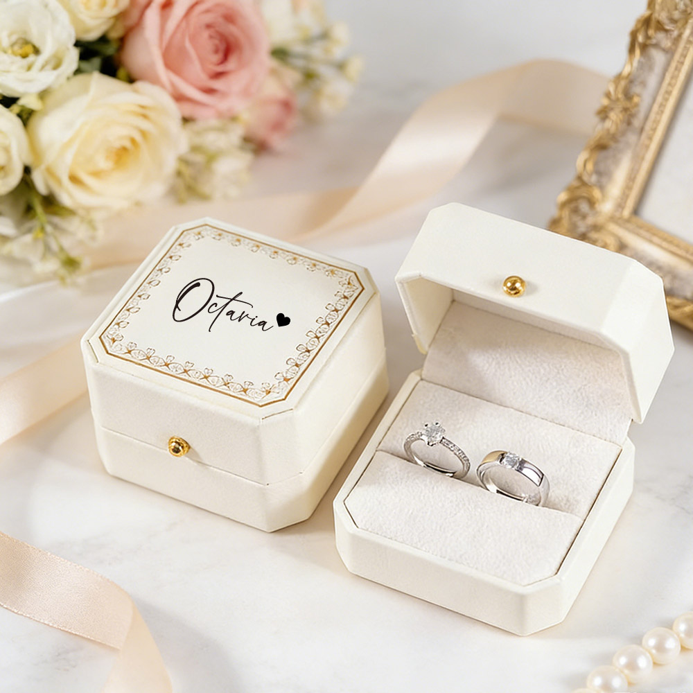 Personalized Faux Leather Ring - Body Jewelry Organizer review and price