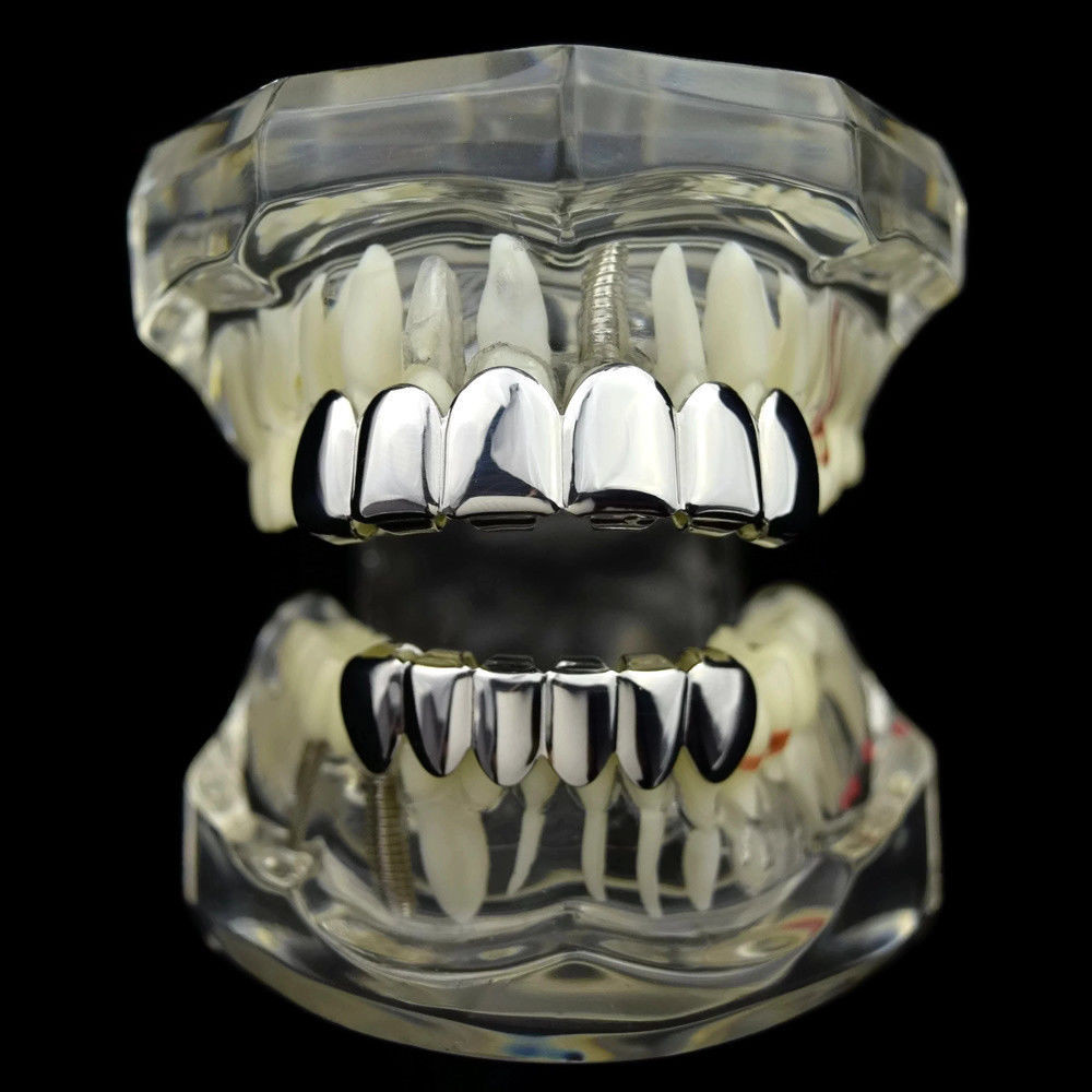 TOPGRILLZ Glossy Gold Silver P - Body Jewelry Gold Plated review and price