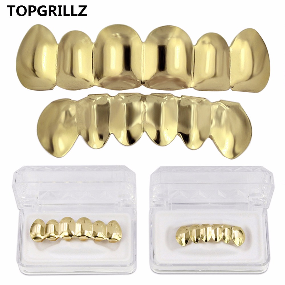 TOPGRILLZ Glossy Gold Silver P - Body Jewelry Gold Plated review and price