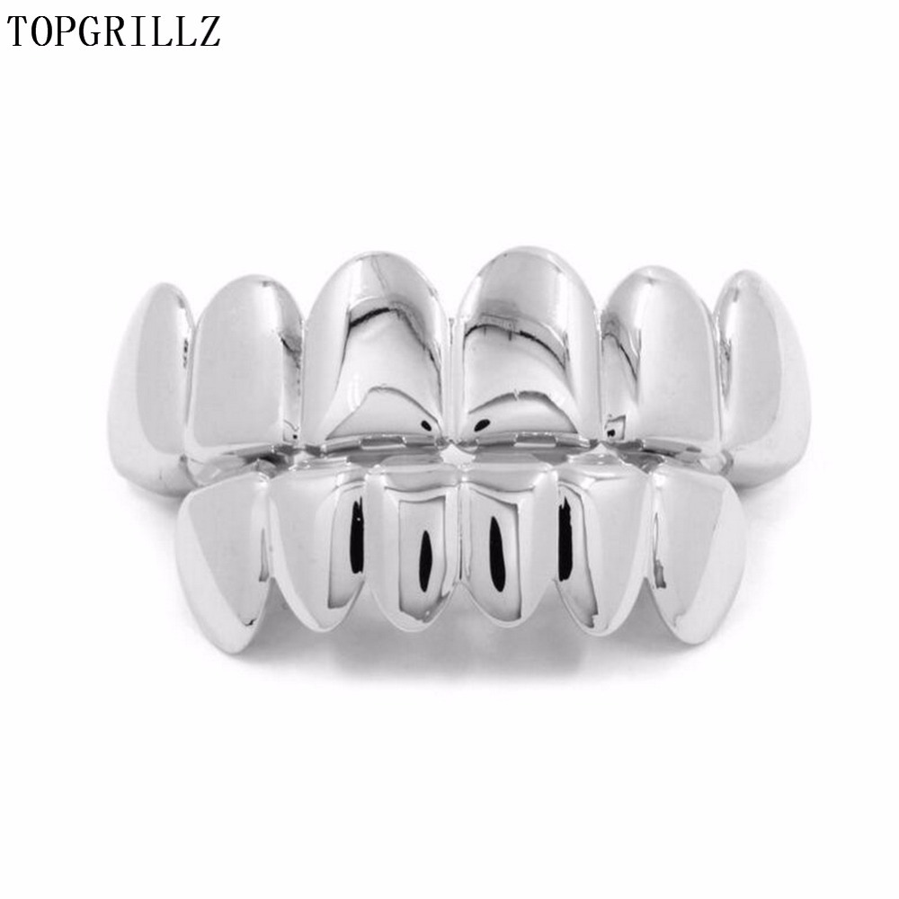 TOPGRILLZ Glossy Gold Silver P - Body Jewelry Gold Plated review and price