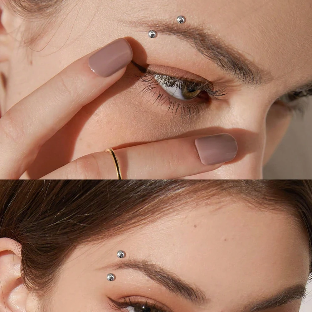 Internally Threaded Eyebrow Pi - Body Jewelry Vertical Labret review and price