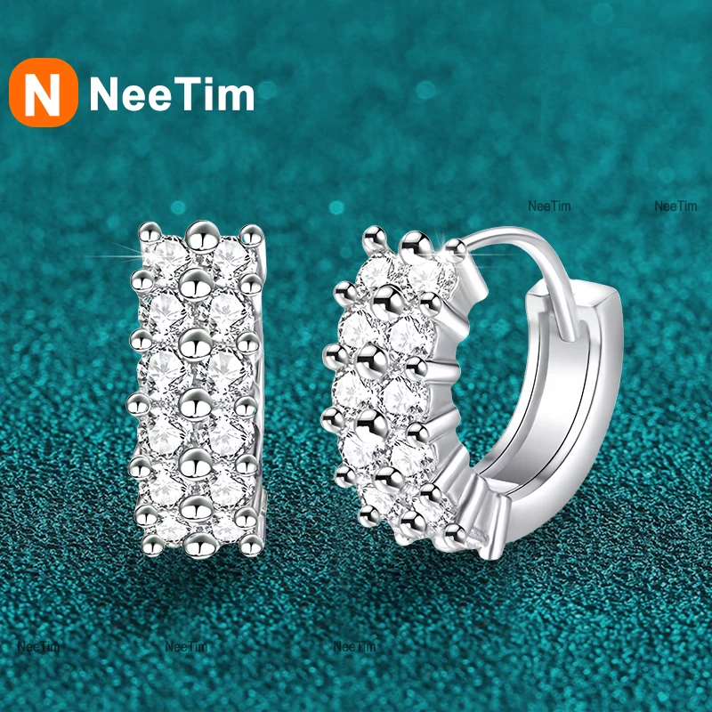 NeeTim 2mm Full Moissanite Ear - Body Jewelry Diamond review and price