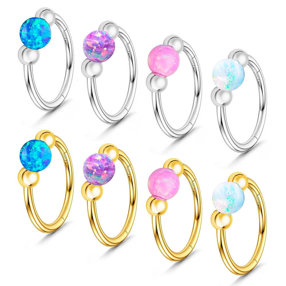 Opal Nose Ring Sparkle Set, Me - Body Jewelry Eu review and price