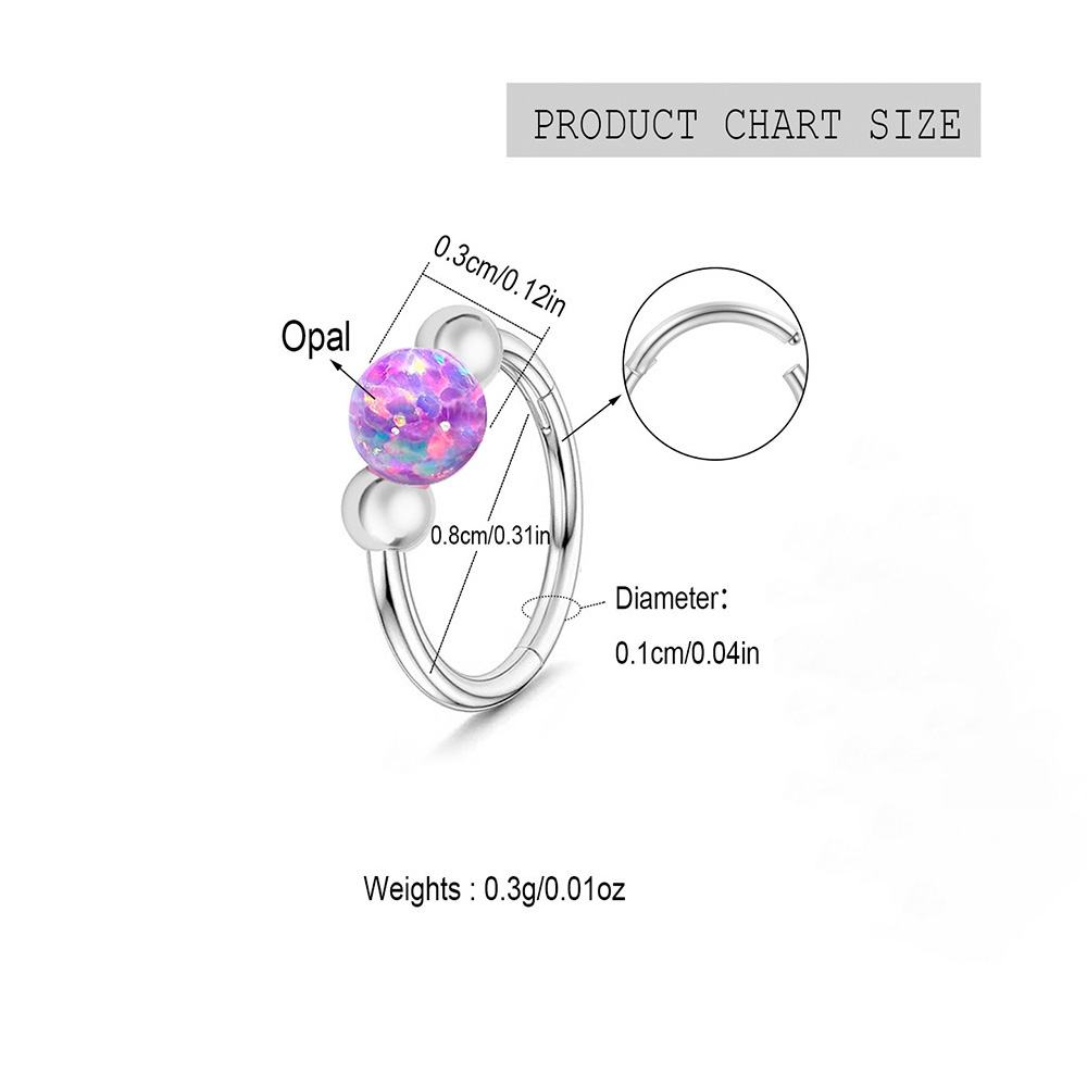 Opal Nose Ring Sparkle Set, Me - Body Jewelry Eu review and price