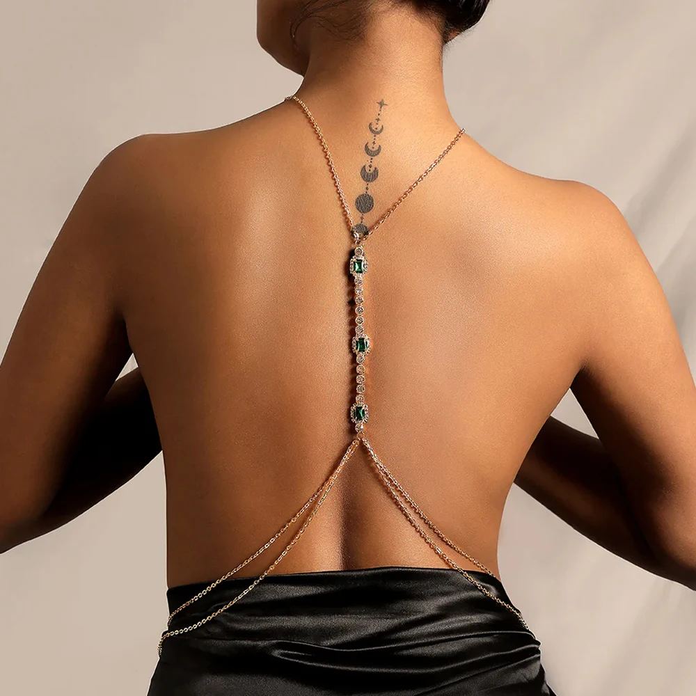 Fashion Square Bridal Back Cha - Body Jewelry For Backless Dress review and price