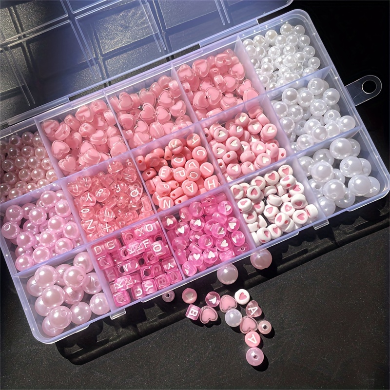 10-Piece Pink Alphabet Box, Ac - Body Jewelry Organizer review and price