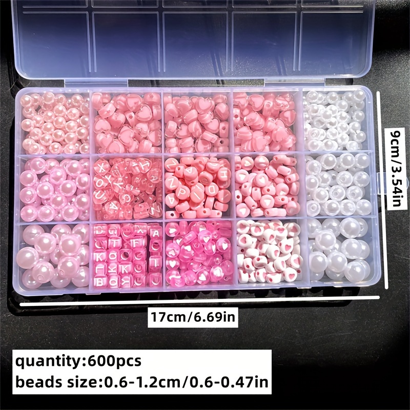 10-Piece Pink Alphabet Box, Ac - Body Jewelry Organizer review and price