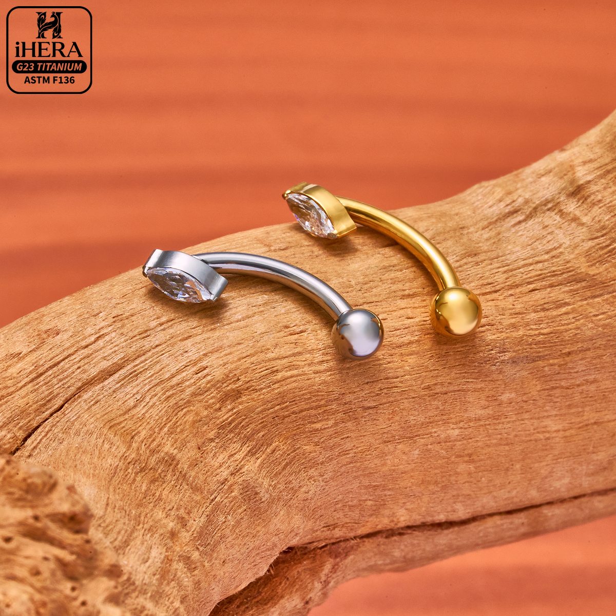 Screw Ball F136 Titanium Pierc - Body Jewelry Vertical Labret review and price