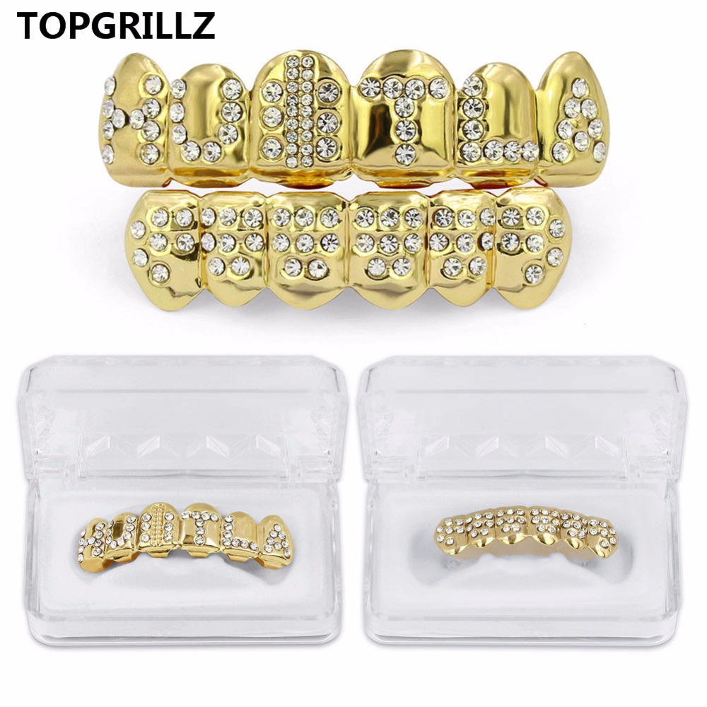 TOPGRILLZ Gold Color Plated Ic - Body Jewelry Gold Plated review and price