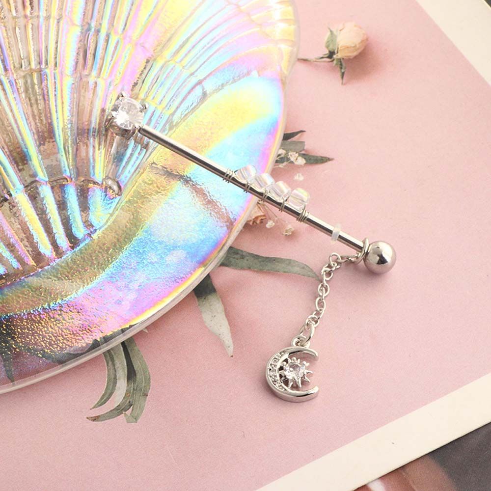 Piercing Heart Pendant Punk St - Industrial Barbell Long review and price