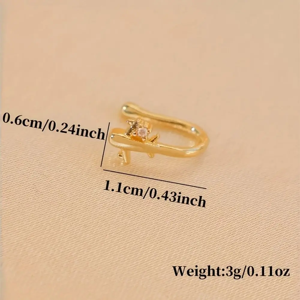 1PC Airplane Design No Piercin - Body Jewelry Hot review and price