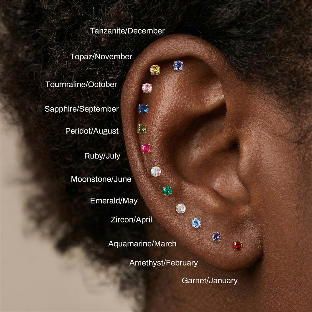 CANNER 1PC 925 Sterling Silver - Body Jewelry Gold Plated review and price