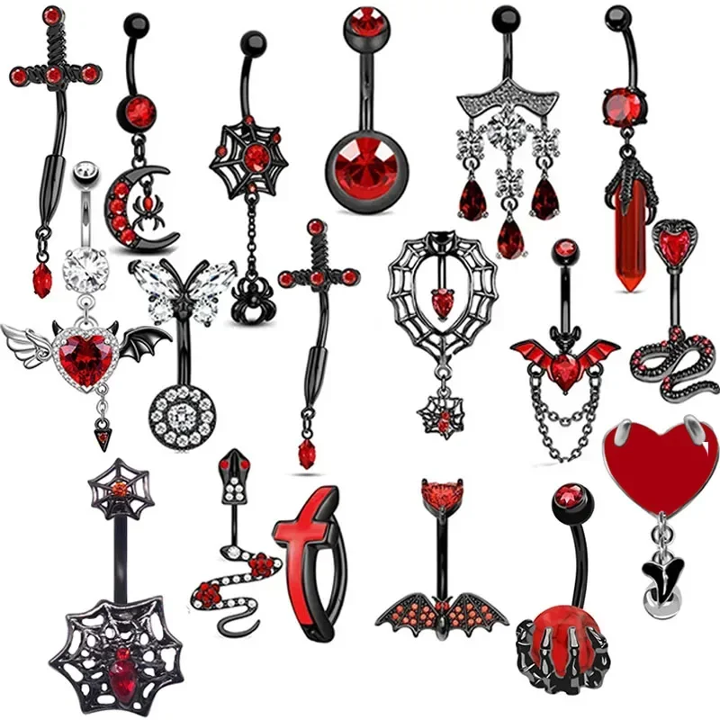 Personality Heart-shaped Navel - Body Jewelry Hot review and price