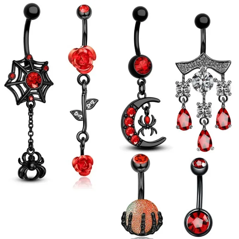 Personality Heart-shaped Navel - Body Jewelry Hot review and price