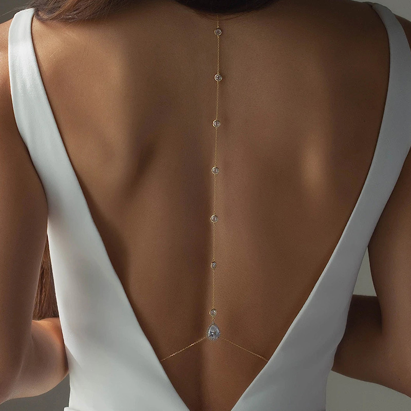 New Star Back Chain Body Jewel - Body Jewelry For Backless Dress review and price