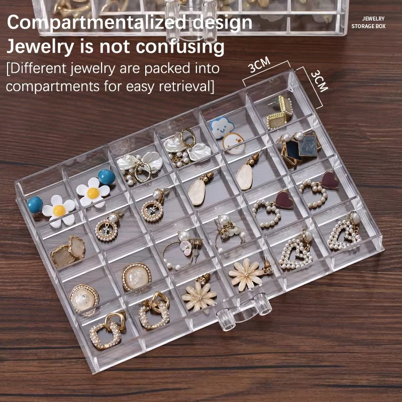 Transparent Jewelry Storage Bo - Body Jewelry Organizer review and price