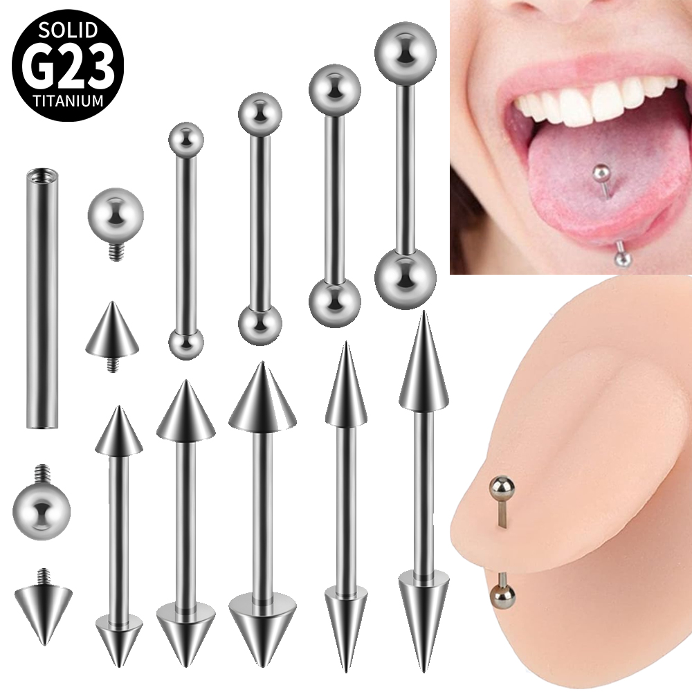1PC G23 Titanium Long Industri - Industrial Barbell Long review and price