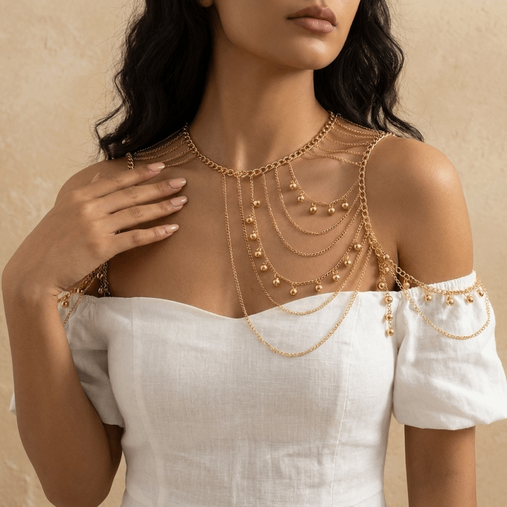 Hot Girl Multi-Layer Tassel Ba - Body Jewelry Hot review and price