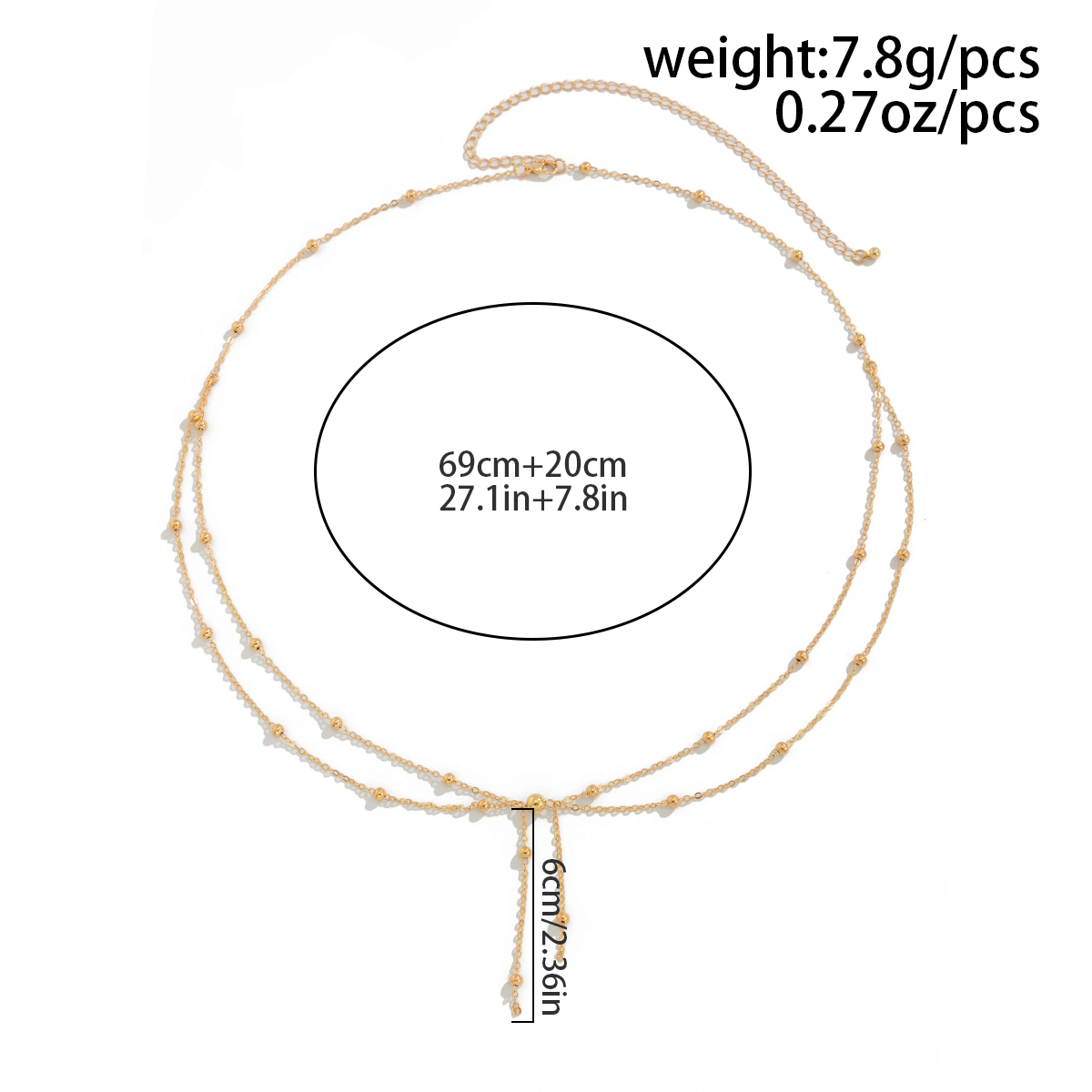 KunJoe Multilayer Gold Color T - Qualiti Body Jewelry review and price