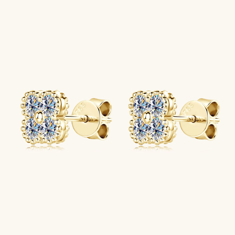 2025 Trendy Four Clover Moissa - Body Jewelry Diamond review and price