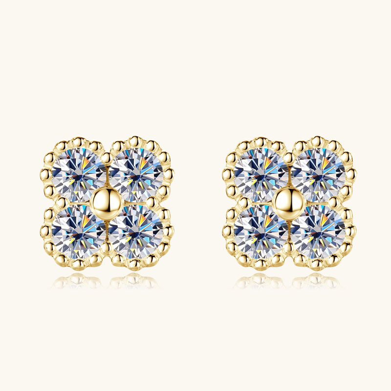 2025 Trendy Four Clover Moissa - Body Jewelry Diamond review and price