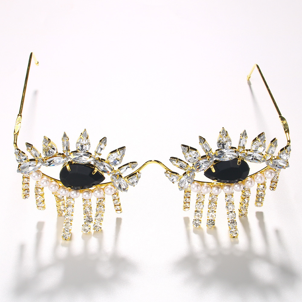 Stonefans Tassel Glasses Frame - Body Jewelry Art review and price