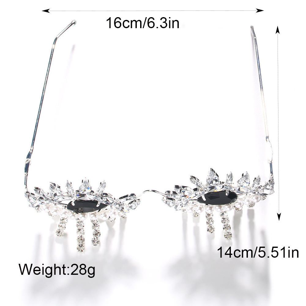 Stonefans Tassel Glasses Frame - Body Jewelry Art review and price