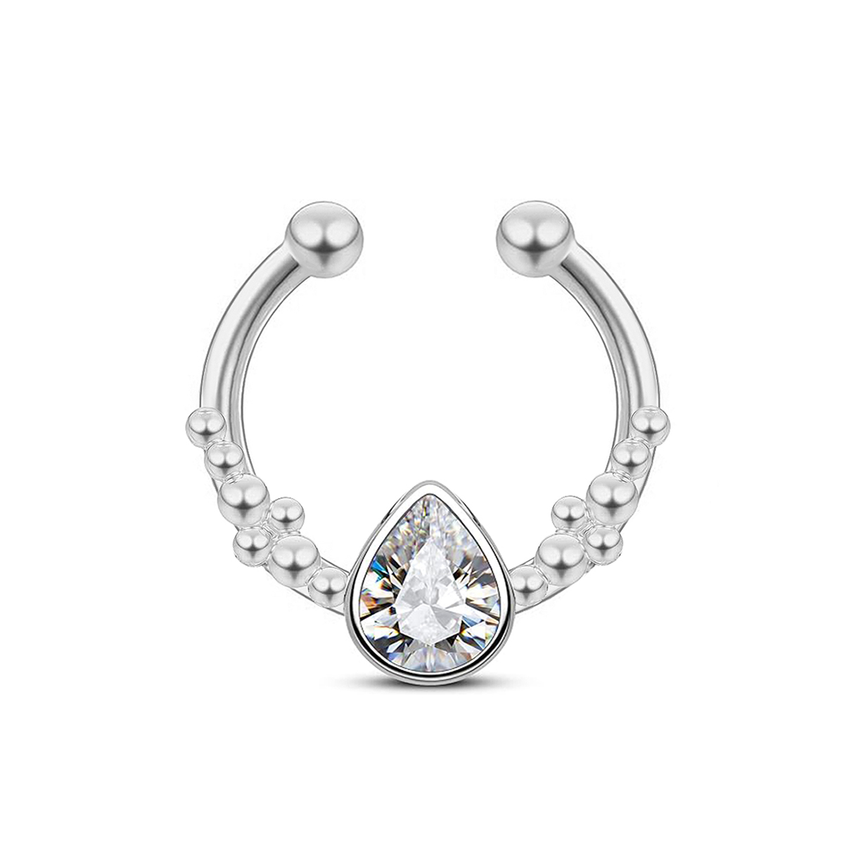 Stainless Steel Horseshoe Wate - Body Jewelry Art review and price