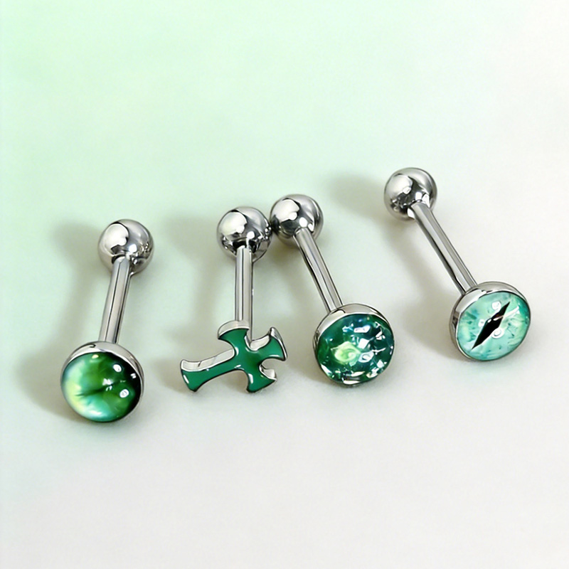 1Pc High-Quality Trendy Green  - Body Jewelry Hot review and price
