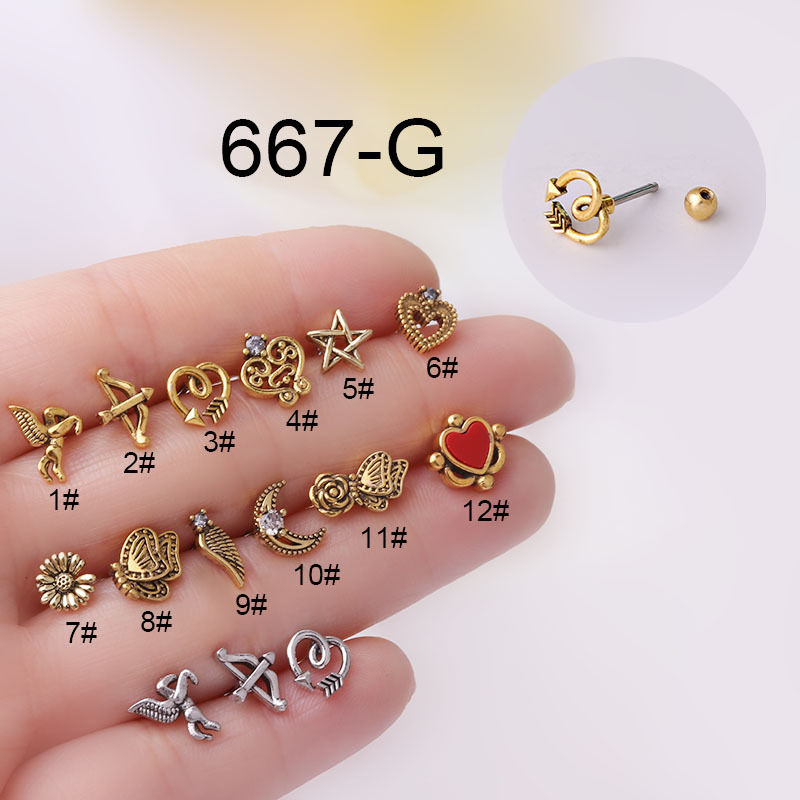Hot Vintage Cartilage Stud Con - Body Jewelry Hot review and price