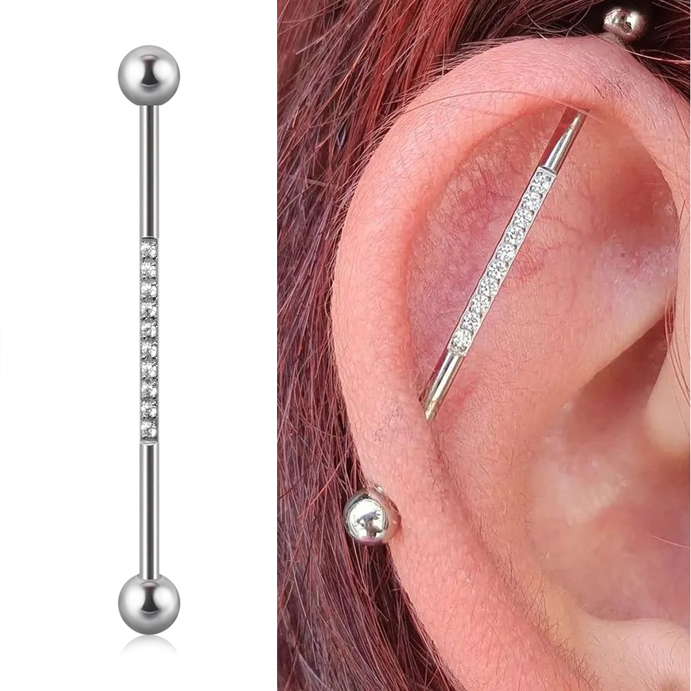 Heart-Shaped Zircon Crystal Lo - Industrial Barbell Long review and price