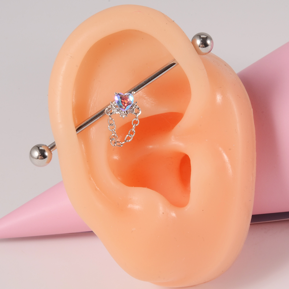 Heart-Shaped Zircon Crystal Lo - Industrial Barbell Long review and price