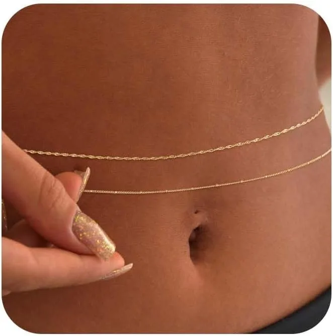 14k Gold Plated 26-33Inch Adju - Qualiti Body Jewelry review and price