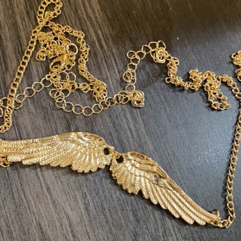 Double Layer Wings Angel Waist - Body Jewelry Charms review and price