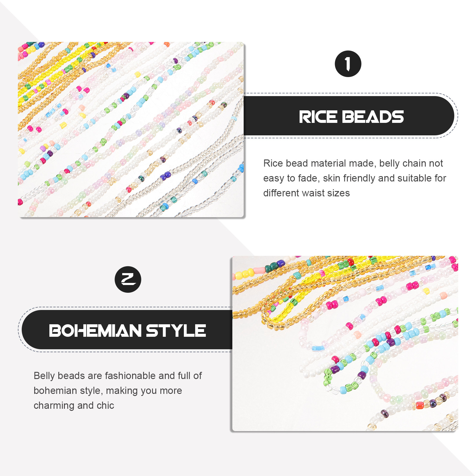 12Pcs Boho Beach Waist Chains  - Body Jewelry Plus review and price