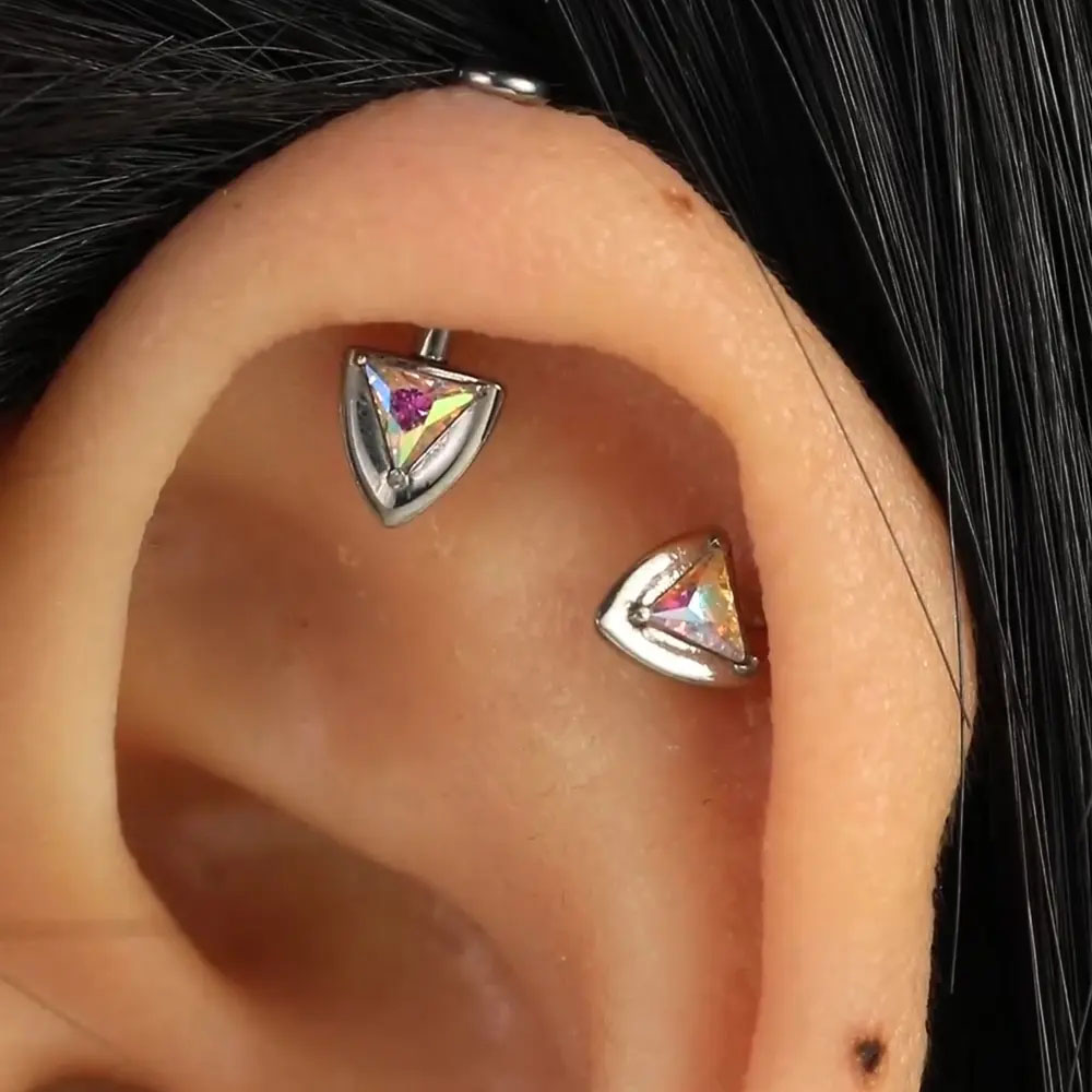 G23 Titanium Internally Thread - Body Jewelry Vertical Labret review and price