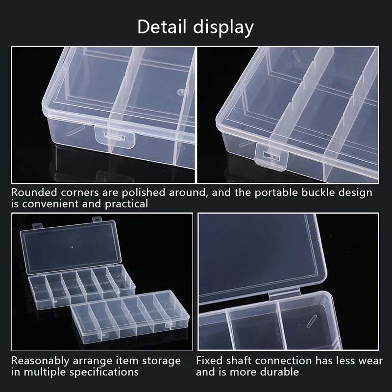 6-compartment storage box, pla - Body Jewelry Organizer review and price