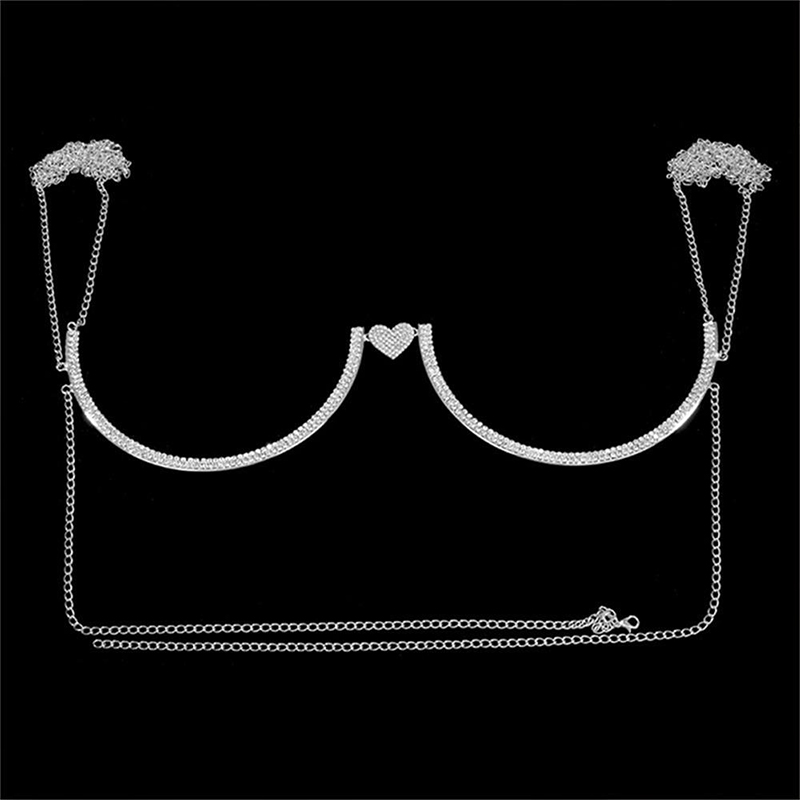 Stonefans Heart Rhinestone Che - Body Jewelry Art review and price